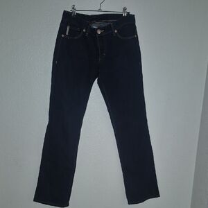 Armani Exchange Women's Straight Leg Jeans - Dark Blue